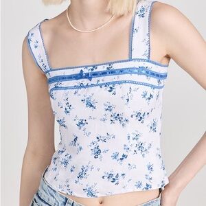 Reformation Eloise Linen Top